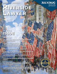 July/August 2023 - Riverside Lawyer Magazine