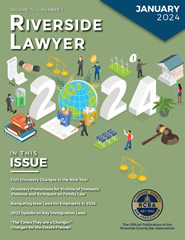 January 2024 - Riverside Lawyer Magazine