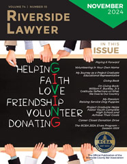 November 2024 - Riverside Lawyer Magazine