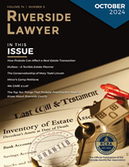 October 2024 - Riverside Lawyer Magazine