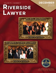 December 2025 - Riverside Lawyer Magazine