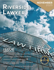 November 2025 - Riverside Lawyer Magazine