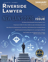 January 2026 - Riverside Lawyer Magazine