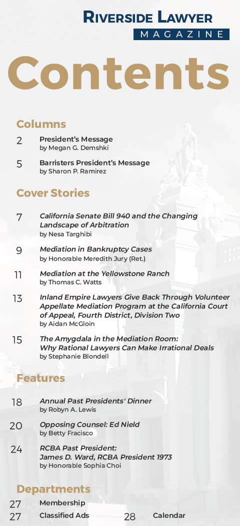 June 2026 Issue of the Riverside Attorney Magazine