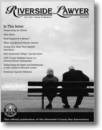 June 2012 - Riverside Lawyer Magazine