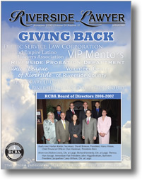 November 2006 - Riverside Lawyer Magazine