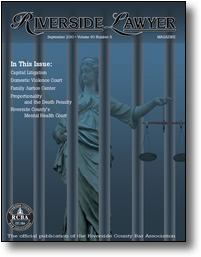 September 2010 - Riverside Lawyer Magazine