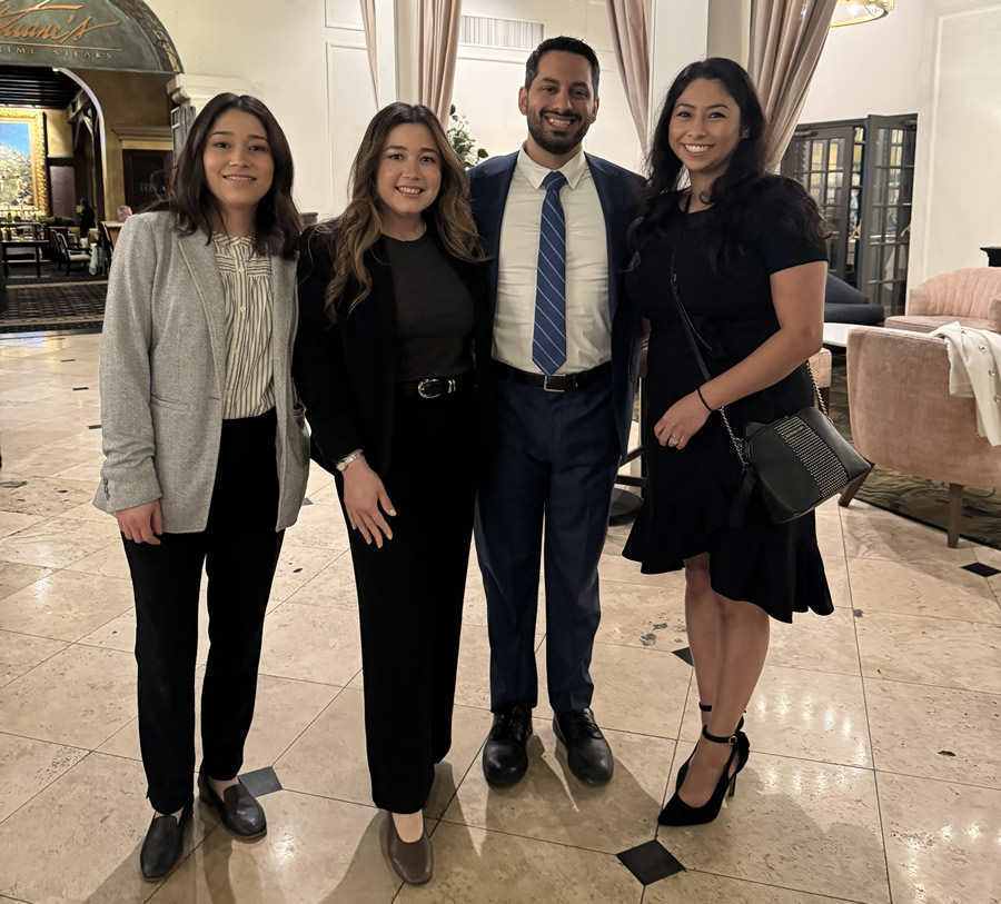 Barristers wrapping gifts for 2025 elves program